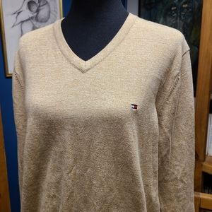 Tommy Hilfiger Tan Cotton Sweater Size M